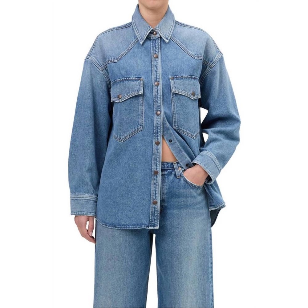 Agolde Lotta Denim Shirt